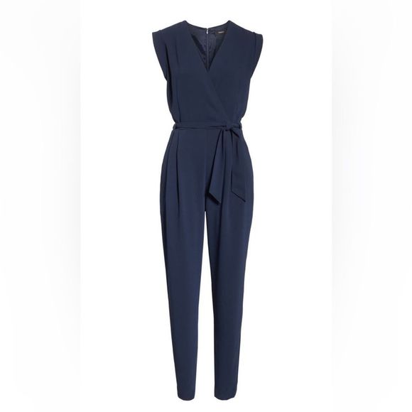Theory Pants - Theory Pavona Elevate Crepe Jumpsuit NWT
